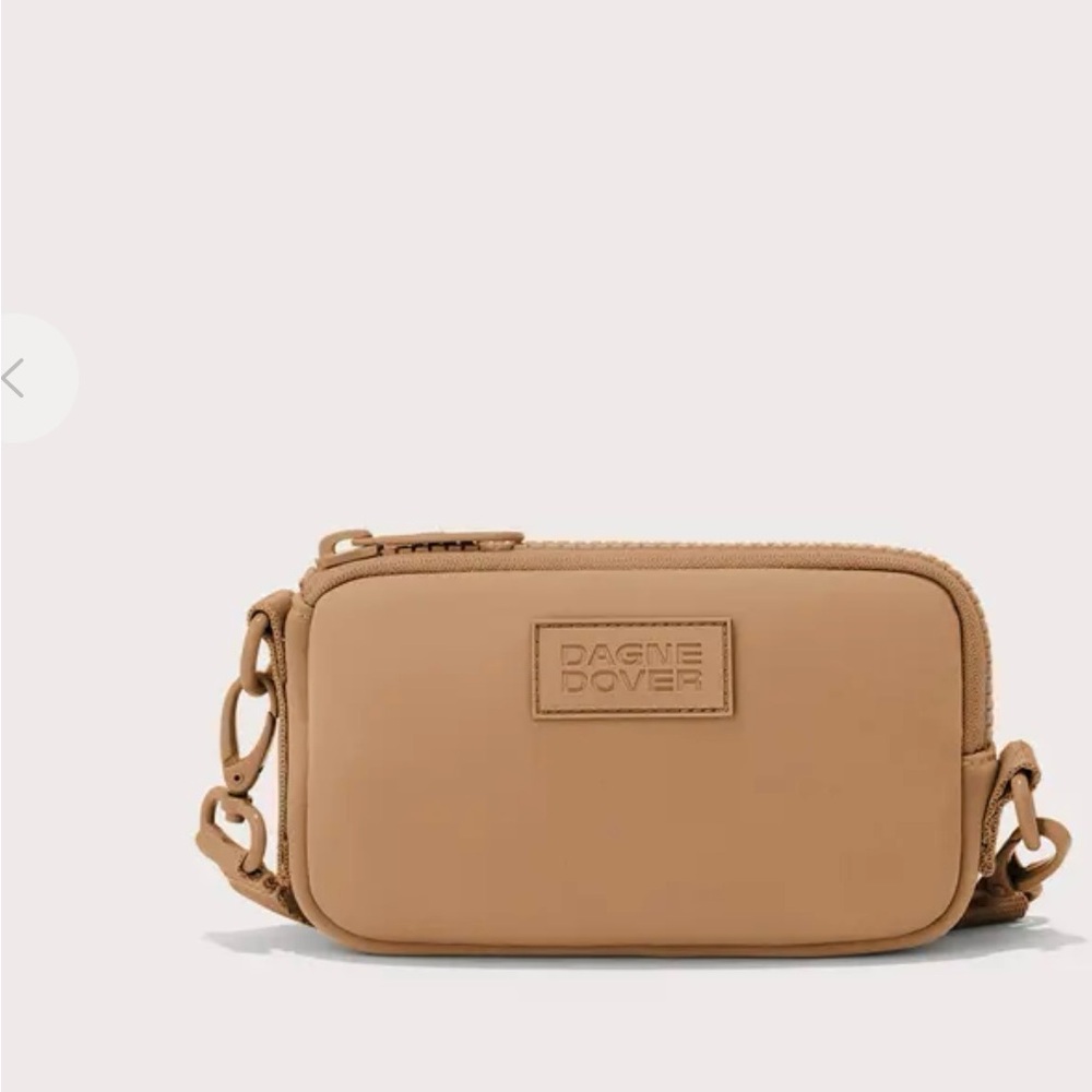 Dagne Dover Camel Crossbody Bag